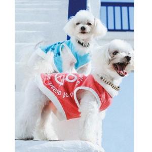 Simplers マリンメッシュタンクトップ 5L 6L 7L 8L ピンク・ブルー 大型犬 犬服