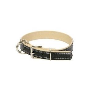 ペティオ グランデ ダブルステッチカラー LL ブラック 日本製 【超大型犬 体重〜45kgまで】 ...