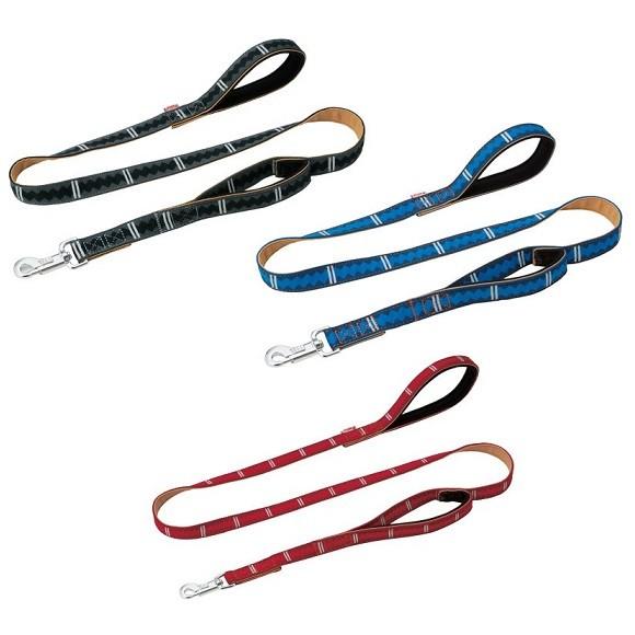 ペティオ ロンバスリード 20 M レッド・ブルー・グレー 中型犬 犬用 引き紐 BASIC PLU...