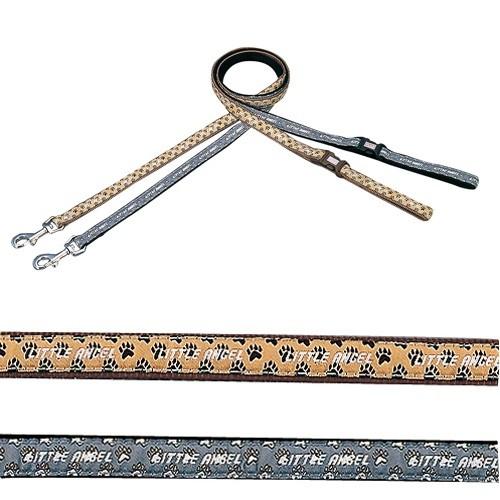 ペティオ リトルエンジェル フットアニマルリード S ブラウン・グレー 小型犬 犬用 引き紐