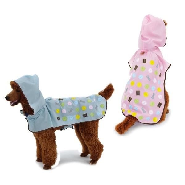 ドギーマン シンプルレインコート ドゥ 9号 10号 ブルー・ピンク 大型犬用 犬服 レインウエア ...