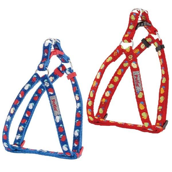 ペティオ キャンディベル アップルハーネス XS・SS ブルー・レッド ミニ犬〜超小型犬 犬用 胴輪...