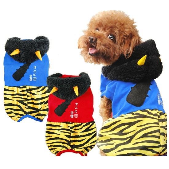 Air Balloon 鬼さんこちらパーカー MD-S MD-M L 2L レッド・ブルー 犬服 超...