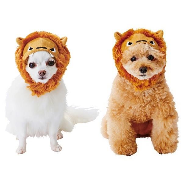 ペティオ 犬用 変身ほっかむり S・M ライオン コスチューム コスプレ 犬服 超小型犬・小型犬用 ...