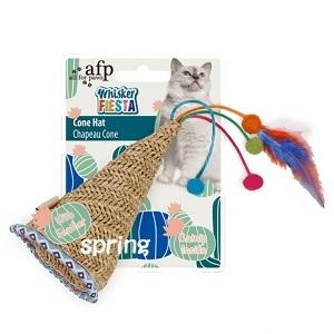 afp Whisker FIESTA  コーンハット 猫用 おもちゃ TOY またたび Cone H...