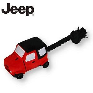 Jeep ジープ ラングラートイ レッド 犬用 おもちゃ TOY ぬいぐるみ ロープ スリーアローズ