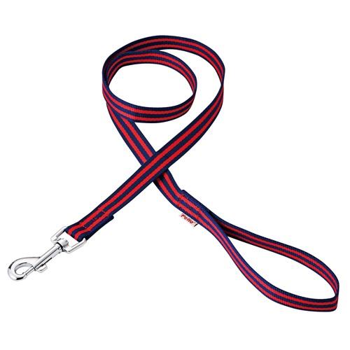 ペティオ メリカジ ストライプリード S ネイビー 小型犬用 引き紐 トイプードル・シーズー・キャバ...