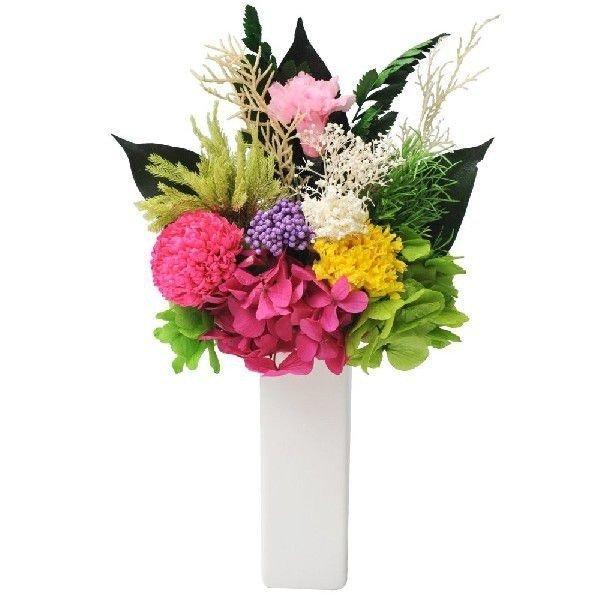 お彼岸 お盆 枯れない仏花プリザーブドフラワーお仏壇向け飾り花【単体】/代引き不可/送料無料/仏花 ...