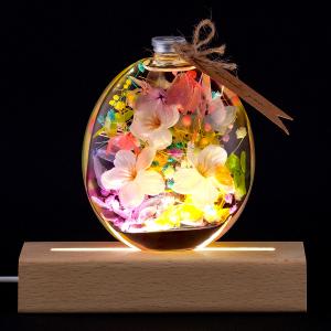 母の日 2026 ハーバリウム 丸瓶 / プレ...の詳細画像4