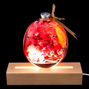 母の日 2026 ハーバリウム 丸瓶 / プレ...の詳細画像5