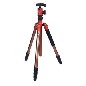 Fotopro 三脚 / 一脚 X-go Chameleon MATT OR 4段 25mmトラベル 中型 アルミ 自由雲台 マットオレンジ 816801