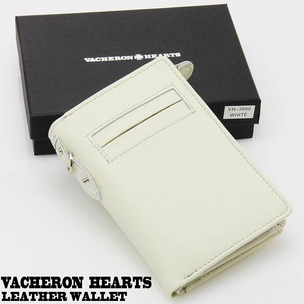 VACHERON HEARTS 本革使用 縦型二つ折り財布 バセロンハーツ ヴァセロンハーツ カード...