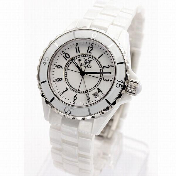 腕時計 メンズ腕時計 デイト 日付カレンダー付き セラミックベルト サファイアガラス クォーツ 男性...