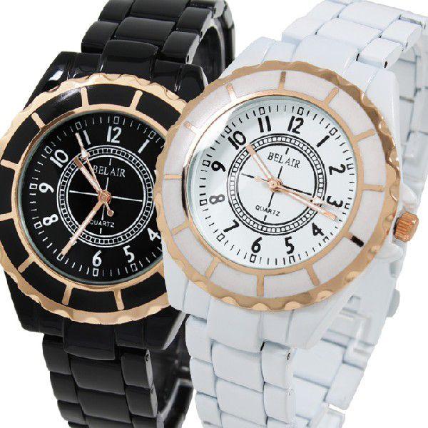 腕時計 メンズ腕時計 1カラーコーティング ピンクゴールド仕上げ メタルベルト クォーツ 男性用 J...