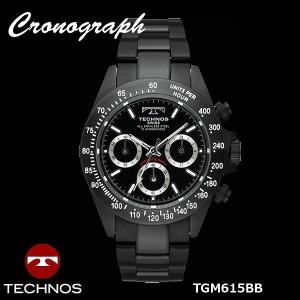 腕時計 メンズ腕時計 正規品 TECHNOS テクノスTGM615BB 防水 クロノグラフ 男性用｜springstate
