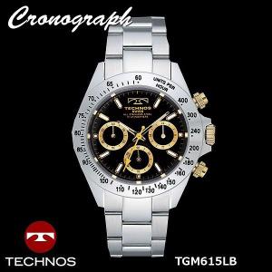 腕時計 メンズ腕時計 正規品 TECHNOS テクノスTGM615LB 防水 クロノグラフ 男性用｜springstate