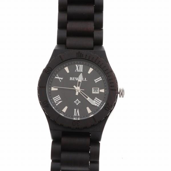 日本製ムーブメント 日付カレンダー 木製腕時計 天然素材 ウッドウォッチ 軽い 軽量 自然木 天然木...