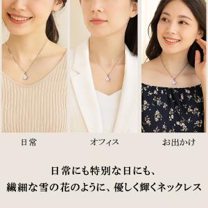 ネックレス レディース スワロフスキー シルバ...の詳細画像2