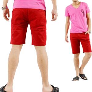 ショートパンツ ショーツ メンズ ショーパン シンプル 無地 カラー ハーフパンツ （短パン ショートパンツ）