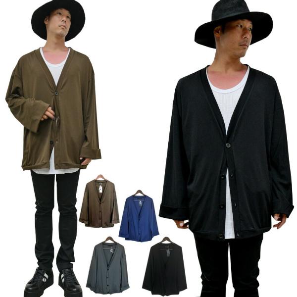 【閉店セール】ロールアップ カーディガン カーディガン メンズ ボタン付きVネックカーディガン 韓国...