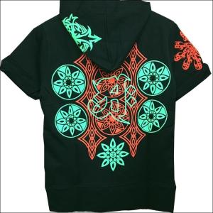 【閉店セール】パーカー メンズ 蛍光 トライバ...の詳細画像5