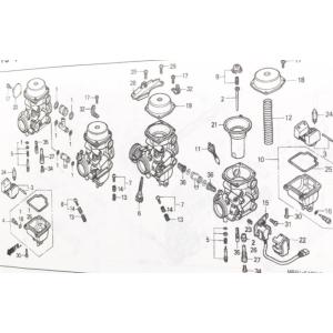 CB1300SF(SC40) キャブレターガスケットセット　(キャブレターO/H用パッキンセット)　...