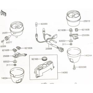 SPS ゼファー400(ZR400C)（カワサキ純正部品・用品）｜Yahoo!ショッピング