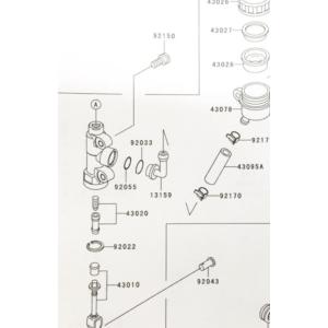 ZRX400/400-II(ZR400E)　リヤマスターピストン　(リヤマスターインナーキット リア...