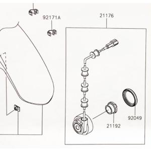 カワサキ（Kawasaki） ニンジャ250SL(BX250A) ラジエター