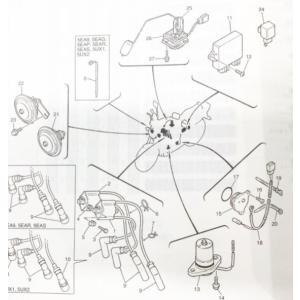 XJR1300(RP01J) ウインカーリレー (フラッシャーリレー)　図中(24番)　3GM-83350-02(3GM-83350-01より品番統一)　｜sps310