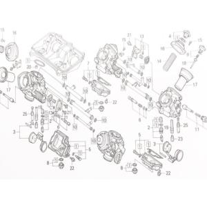 VFR750R(RC30)　キャブレターガスケットセット　(キャブレターO/H用パッキンセット)　1...