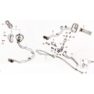 ホンダ純正部品　35200-K64-J03　(35200-K64-J01より品番統一)　ハンドルスイ...