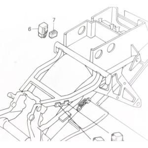 VFR750R(RC30)　ウインカーリレー　(フラッシャーリレー)　図中(6番)　38301-MR...