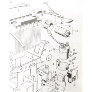 CB750K0/K1/K2/K4　スターターマグネチックスイッチ　図中(17番)　35850-371...