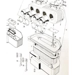 CB750K0/K1/K2/K4　コネクティングチューブ　1台分　図中(17番)　17253-341...