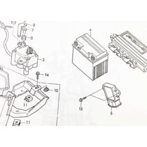 NSR250R(MC21)　レギュレター(レギュレートレクチファイヤーASSY)　図中(5番)　31...