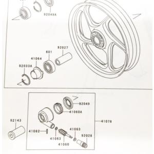 ゼファーχ　ZRX　ZRX400II スピードメーターギア　メーターギアボックス ゼファーχ ZRX ZRX400II スピードメーターギア メーターギア