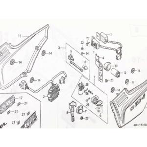 CB750FB/FBB(ボルドール2)FC/F2C(インテグラ)　レギュレートレクチファイヤーASS...