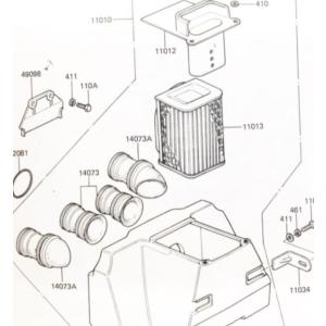 カワサキ（Kawasaki） KA-1396 カワサキ純正 Z400FX/Z550FX エアー