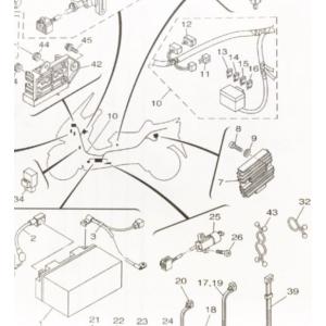 YAMAHA（ヤマハ） マジェスティ 250 2/C 3連メーター 5連メーター