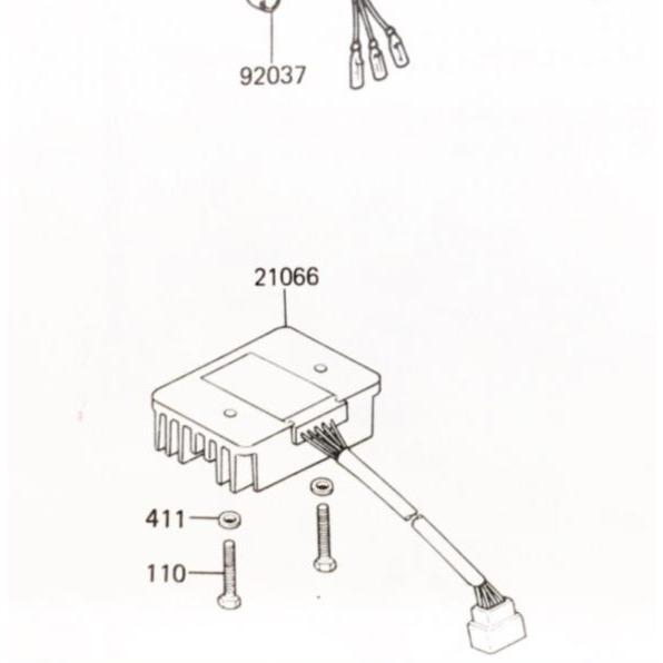 Z750GP(KZ750R)　ボルテージレギュレター　(レギュレーター)　図中(21066番)　21...