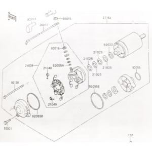 カワサキ（Kawasaki） ZZR1100(ZXT10C) クラッチレリーズ (クラッチ