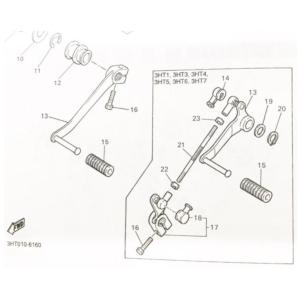 ヤマハ発動機 SR400(1JR) リヤフェンダー (リアフェンダー
