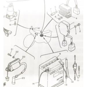 ヤマハ発動機 SR400(1JR) リヤフェンダー (リアフェンダー) クロム