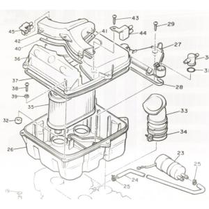 ヤマハ発動機 RZ250 RZ350 エアクリーナーボックス 4L0 ヤマハ 純正