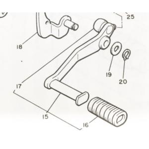 VMAX1200(3UF)　チェンジペダル　(シフトペダル)　図中(15番)　1FK-18110-0...