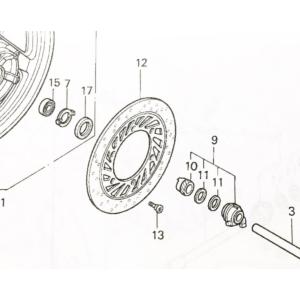 YAMAHA（ヤマハ） ドラッグスター400 スピードメーター YA-0943-001