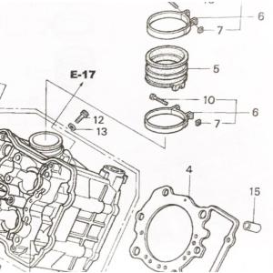 VTR1000F(SC36)　インシュレーター　1台分　(インテークマニホールド　インマニ)　1枚目...