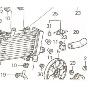VTR1000F(SC36)　サーモスイッチ　図中(25番) 37760-MT2-003
