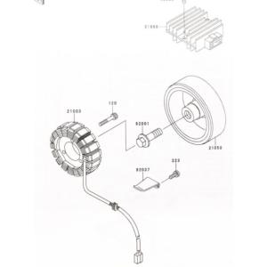 ゼファー750RS(ZR750C)　レギュレーター　(レギュレター　レクチファイヤー　レクチファイア...